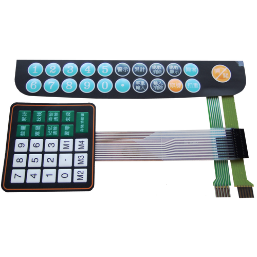 YouMi weighing scale membrane switch