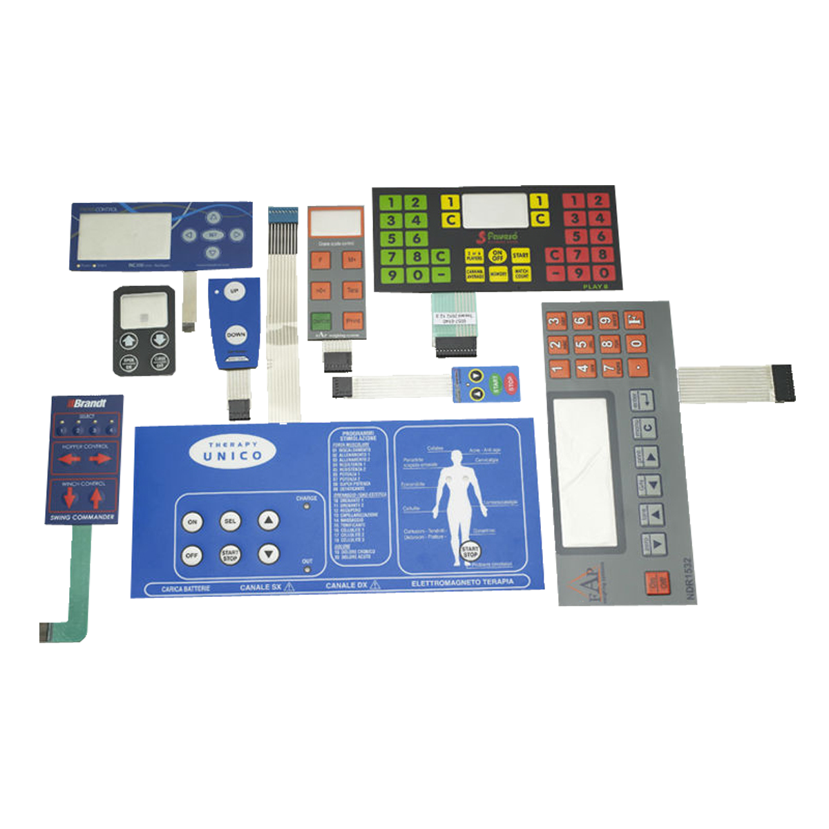 YouMi Autotex AM Antibacterial Membrane Switches for medical and healthcare industry